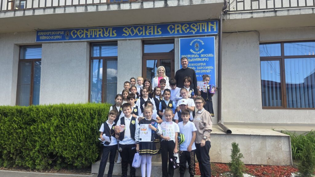 Copiii descoperă frumusețea toamnei prin artă la Centrul Social Creștin al Arhiepiscopiei Târgoviștei