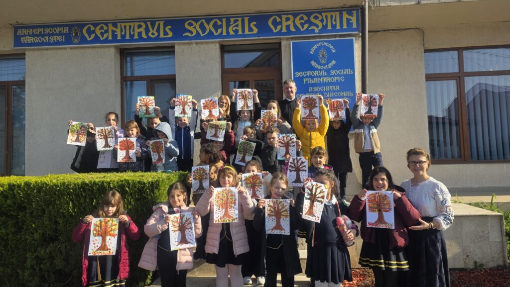 Culorile Icoanei și Artă la Centrul Social Creștin al Arhiepiscopiei Târgoviștei: O Săptămână de Creativitate în Parteneriat cu Școala „Ion Alexandru Brătescu Voinești” Târgoviște