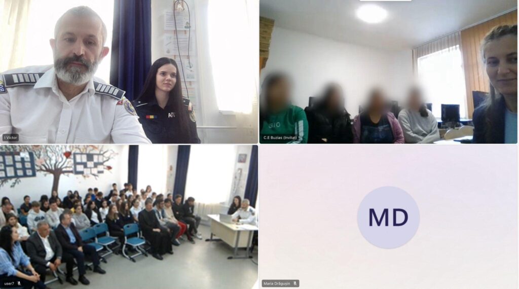 Elevii din Dâmbovița, față în față cu realitatea pierderii libertății – activitate de prevenire a criminalității cu participarea beneficiarilor Apartamentului de tip familial „Sf. Ier. Nicolae”